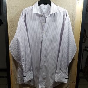 Brooks Brothers 346 Purple Stripe French cuff